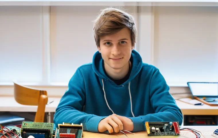 오픈소스 하드웨어 개발을 위한 자원 목록 - **Prompt:** A young, enthusiastic Swedish engineering student, around 20 years old, with short, neat...