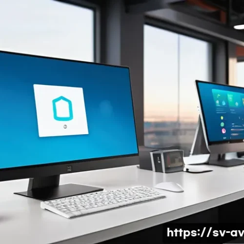 오픈소스 하드웨어의 사용자 경험 개선 방법 - A modern workspace scene showcasing a user-friendly open-source hardware setup with a clean, intuiti...